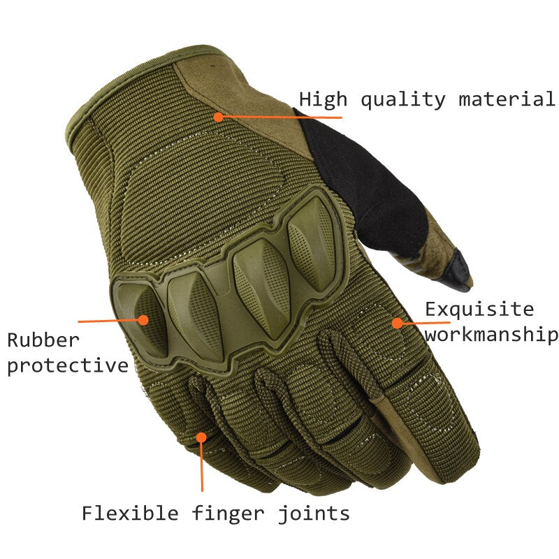 Tactical Gloves Military Army Paintball Airsoft Outdoor Sports Shooting  Motocycle Racing Full Finger Gloves