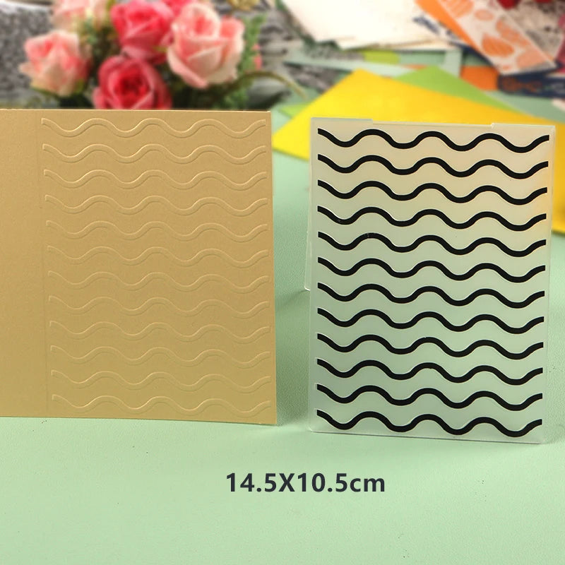 DUOFEN Crafts plastic embossing folder collection 2 paper embossing flower mold Christmas Birthday Easter day wedding