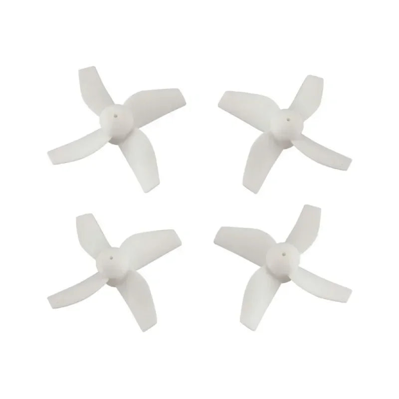 10Pairs(10CW+10CCW) 31mm 4-Blade Propeller 0.8mm for Blade Inductrix H36 Tiny6 E010 Tinywhoops Quad Drone 614 615 Brushed Motor