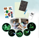 A3 A4 A5 Magic Luminous Drawing Board Malen mit Licht – lustiges Skizzenblockbrett Fluoreszenzstift Russisch Englisch Leuchtspielzeug