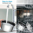 3.2L Large Capacity Dog Cat Water Dispenser with Quiet Pump Automatic Stainless Steel Cat Dog Water Fountain with Single Spout