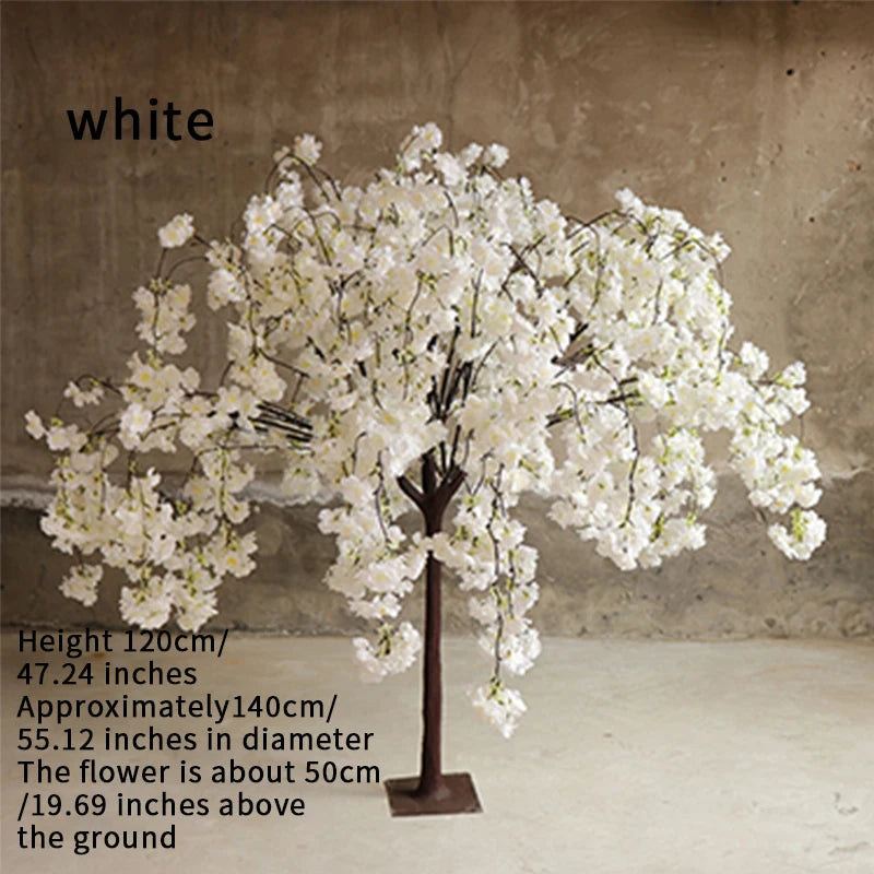 Artificial Cherry Tree Imitation Flower Christmas Tree Stage Outdoor Garden Hotel Wedding Home Interior Decoration Cherry Tree