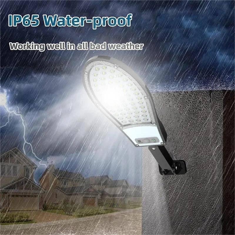 LED Solar Lights Outdoor Garden Street Light With Motion Sensor and Remote Control Waterproof Wall Light for Garage Floodlight