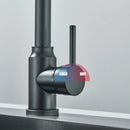 The Minimalist Retractable Kitchen Faucet in Brushed Stainless