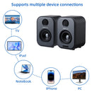 AIYIMA S400 Audio 80W Bookshelf Active Speakers Dual-Mode 3 Inch Bluetooth USB DAC for  HiFi Home Subwoofer Music System TV PC