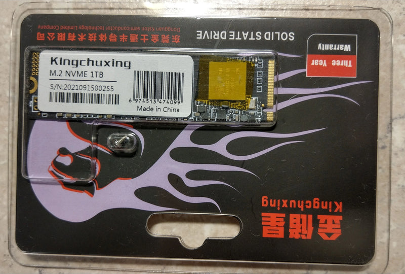 Promo Kingchuxing ssd Nvme M2 256GB M2 Nvme Ssd 512GB Internal Solid State Disk PCIe 3.0 SSD Drive for Laptop SSD41506
