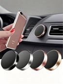 Magnetic Metal Phone Holder, Car Phone Mount, Universal Magnetic Phone Holder Stick-On, Suitable For All Smartphones