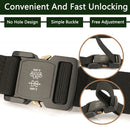 TUSHI New Men's Belt Outdoor Hunting Tactics Belt Multi functional Buckle Nylon Belt High Quality Marine Corps Canvas Belt