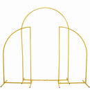 Crown Metal Arch Set Wedding Background Decorative Flower Stand Birthday Party Outdoor Balloon Ornament Irregular Shape