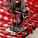 Hot Sale 1Pcs Sliver Rolled Hem Curling Presser Foot For Sewing Machine Singer Janome Sewing Accessories Presser Foot Pfaff