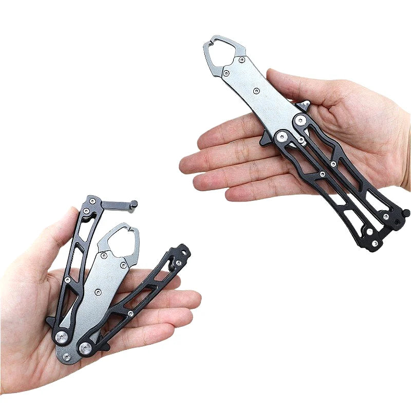 Fishing Gripper Control Fishing Pliers Clip Aluminum Alloy Tool Lip Holder Foldable Grip Grabber Keeper Fisheries Accessories