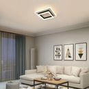 LED Ceiling Light, 30W 3500LM Modern LED Ceiling Light Fixture, Square Black Ceiling Lamp for Bedroom Living Room Kitchen Hallwa