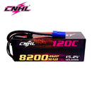 CNHL 2S 3S 4S Lihv Battery 7.6V 11.4V 15.2V 8200mAh 9000mAh 120C HV HardCase With EC5 Plug For RC Car Boat Airplane Truck Truggy