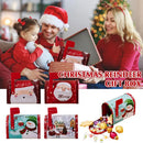 Christmas Mailbox Tin Box Candy Box Gift Box Decorations High-quality And Durable Holiday Atmosphere Supplies 1PCS