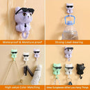 4pcs Kitten Hooks Cartoon Cats Wall Hook Wall Hanging Hanger Rack Key Holder Home Storage Utility Wall Decoration for Clothe Hat
