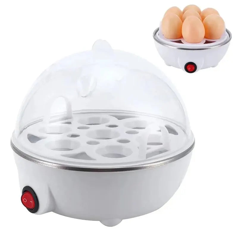 Multifunction Electric Egg Cooker Single Egg Boiler Kitchen Steamed Rapid Breakfast Cooking Appliances