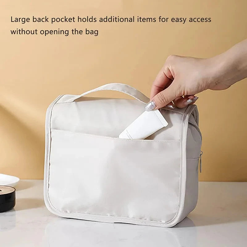 Travel Makeup Bag Waterproof Toiletries Organizer High Quality Women Neceser Bathroom Hook Wash Pouch Hook Makeup Storage Bag