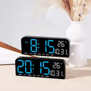 Large Screen LED Digital Bedside Alarm Clock With Temperature Calendar Electronic Table Date Display Home Decor