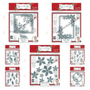 New Arrivals 2025 Christmas Metal Craft Dies Cutting Fancy Frames Holly For Diy Scrapbooking Make Cards Handmade Mold Embossing