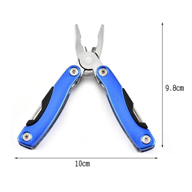 Stainless Steel Folding Pliers Functional Plier Hand Tools Plier Screwdriver Camping Gears Kit Outdoor Pocket Knife Multi-Tool