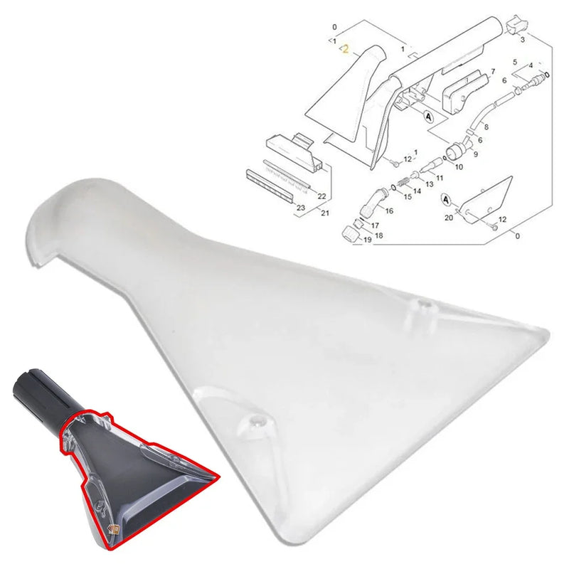 For Karcher Puzzi Nozzle Cover Replacement Upholstery Hand Tool Fishtail Cover Robot Sweeping Vacuum Cleaner Spare Accessories