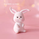 Easter Bunny Cake Topper Rabbit Animal Mushroom Ornaments Cake Decoration Party Birthday Dessert Decor Baby Shower Baking Gifts