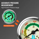 SucceBuy 3 Stage PCP Pump 30MPa 4500PSI W/ Pressure Gauge Air Hand Stirrup Pump for Pistols Rifles Air Guns, Car Bicycle Hunting