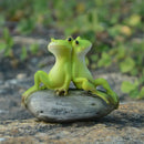 Desktop Decoration Miniature Landscape Resin Crafts Fairy Garden Decor Frog Statue Figurine Home Decoration