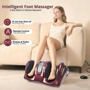 Foot Massager Shiatsu with Kneading, Rolling and Air Compression, Relieves Plantar Fasciitis and Revitalizes Tired Feet