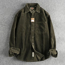 The Corduroy Archive | Men's Cotton Corduroy Long-Sleeve Overshirt