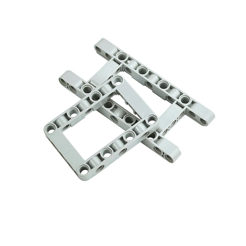 4Pcs MOC Technical Accessory Thick Building Blocks Liftarm Modified Frame Hole Arm 5x11 5x7 Open Center Beam 64178 64179 Bricks