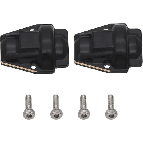Redcat Ascent 18 Diff Cover, 15g Black Coating Brass Diff Cover for 1/18 RC Crawler Redcat Ascent 18 Upgrades Parts