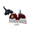 MOC Medieval Military Series Castle Roman Knight Horse Saddle Soldiers War Horses Building Block Accessories Kids Education Toy