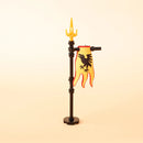 Medieval Castle Knight Figures Flag Building Blocks Ancient Holy Rome Military Army Soldier Weapons MOC Accessory Bricks Kid Toy