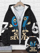 Hoodies For Kids 67 Six Seven Italian Brain Rot Math Joke Tops Y2k Game Saying Zipper Clothes Graphic Y2k Children's Hoodies