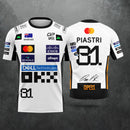 2026 New Jersey For Racing T-Shirt Rider #1 Lando Norris Rider #81piastri Fan Casual Clothing Breathable Family Kids Tees