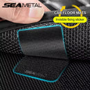 SEAMETAL 20 Pairs Floor Mat Fastener Stickers Hook and Loop Reusable Carpet Fixing Sticker Anti Slip Self Adhesive No Trace Left