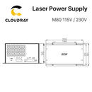 The Photon Driver | 80W Industrial CO2 Laser Power Supply, 115V/230V Dual-Voltage