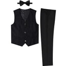 Kids Clothes Boys Suit Wedding Flower Formal Easter Child Party Ceremony Birthday Costume Photography with Vest Pants 5PCS