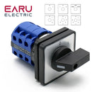 LW26-20 Electric 2/3/4/6/7 Position Silver Contact 20A 660V 3 Poles Control Universal Rotary Changeover Cam Switch LW28-20