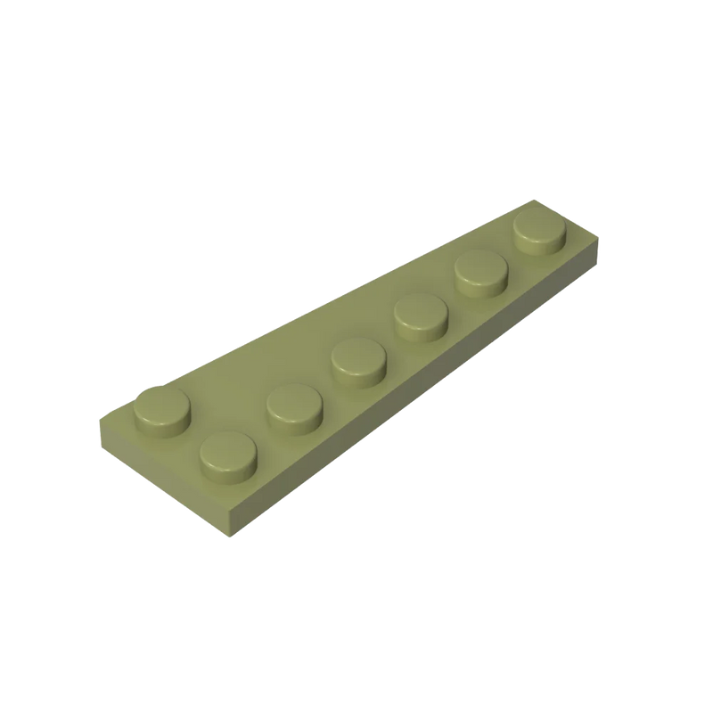 Gobricks 10PCS Bricks Wedge Plate Left Part 6 x 2 Compatible 78443 Freely Creative Building Block DIY Educational Toy Adult Kids