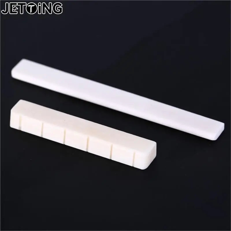 Buffalo Bone Guitar Bridge Nut Saddle for 6 String Classical Guitar White Musical Stringed Instrument Guitar Parts Accessories