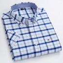 The Merchant | 100% Cotton Oxford Shirt, Short Sleeve