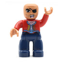 Big Size Action Figures City Princess Policemen Family Building Block Doll Character Accessory Assembly Toys for Children Gift