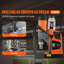 SucceBuy1450W Magnetic Drill 2" Boring Diameter 12500/12800N Portable Electric Mag Drill Press 800 RPM Magnetic Drilling Machine