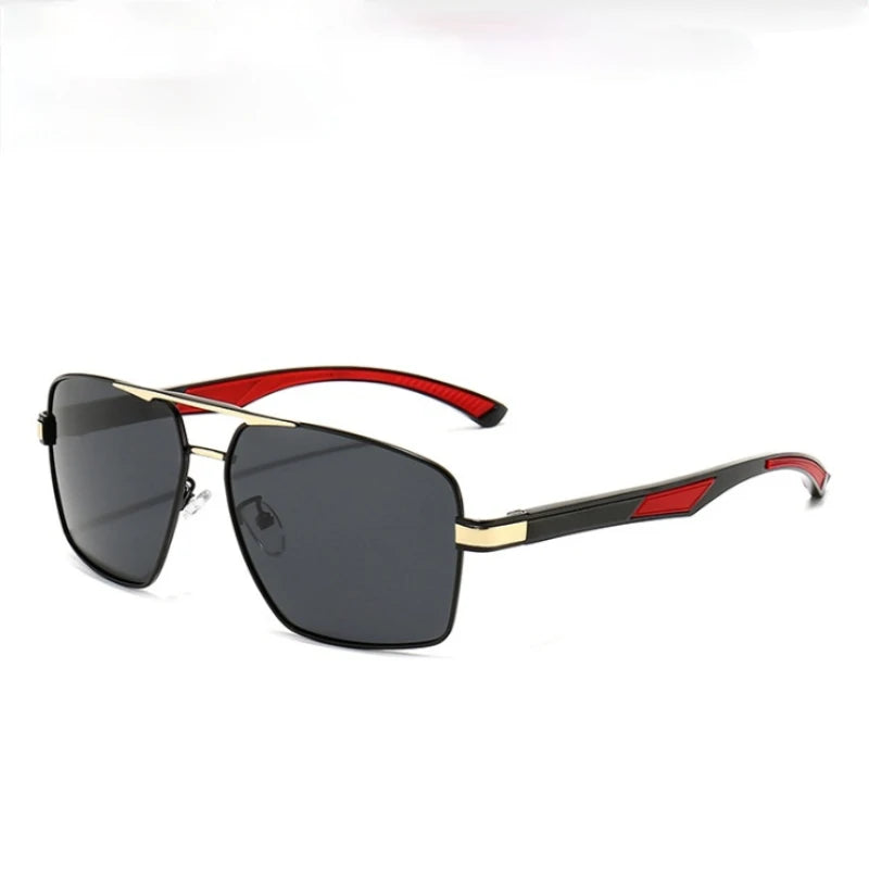 Aluminum Men's Sunglasses Polarized Lens Brand Design Temples Sun glasses Coating Mirror Glasses Oculos de sol 7719