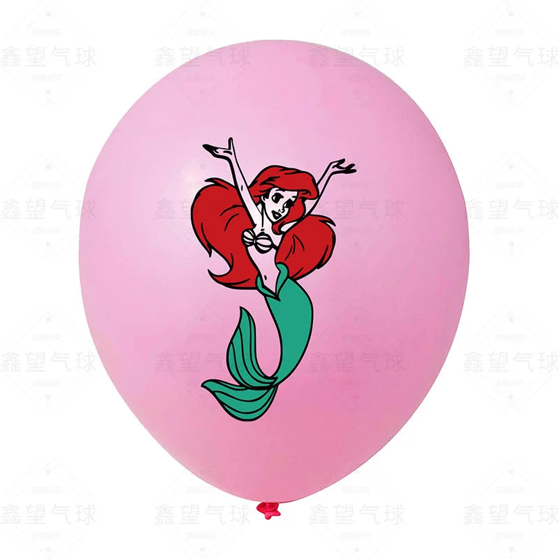 10/20pcs Disney Princess Theme Encanto Aurora Sleeping Beauty Balloon Baby Birthday Party Decoration 12inch Latex Balloon Set