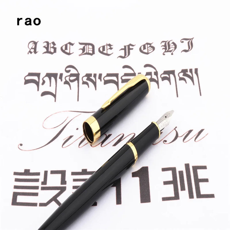 Luxury Quality 389 Black 0.5/0.7/1.1/1.5/1.9/2.5/2.9mm English Calligraphy Fountain Pen Stationary Supplies School Pens