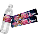 6pcs The Princess and The Frog Water Bottle Labels Baby Shower Kids Favor Gift Stickers Birthday Party Decorations Suppllies
