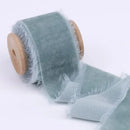 1m/roll Flocking Hand Teared Velvet Ribbon DIY Cake Gift Decoration Wedding Invitation Bracelet Flower Hand Teared Velvet Ribbon